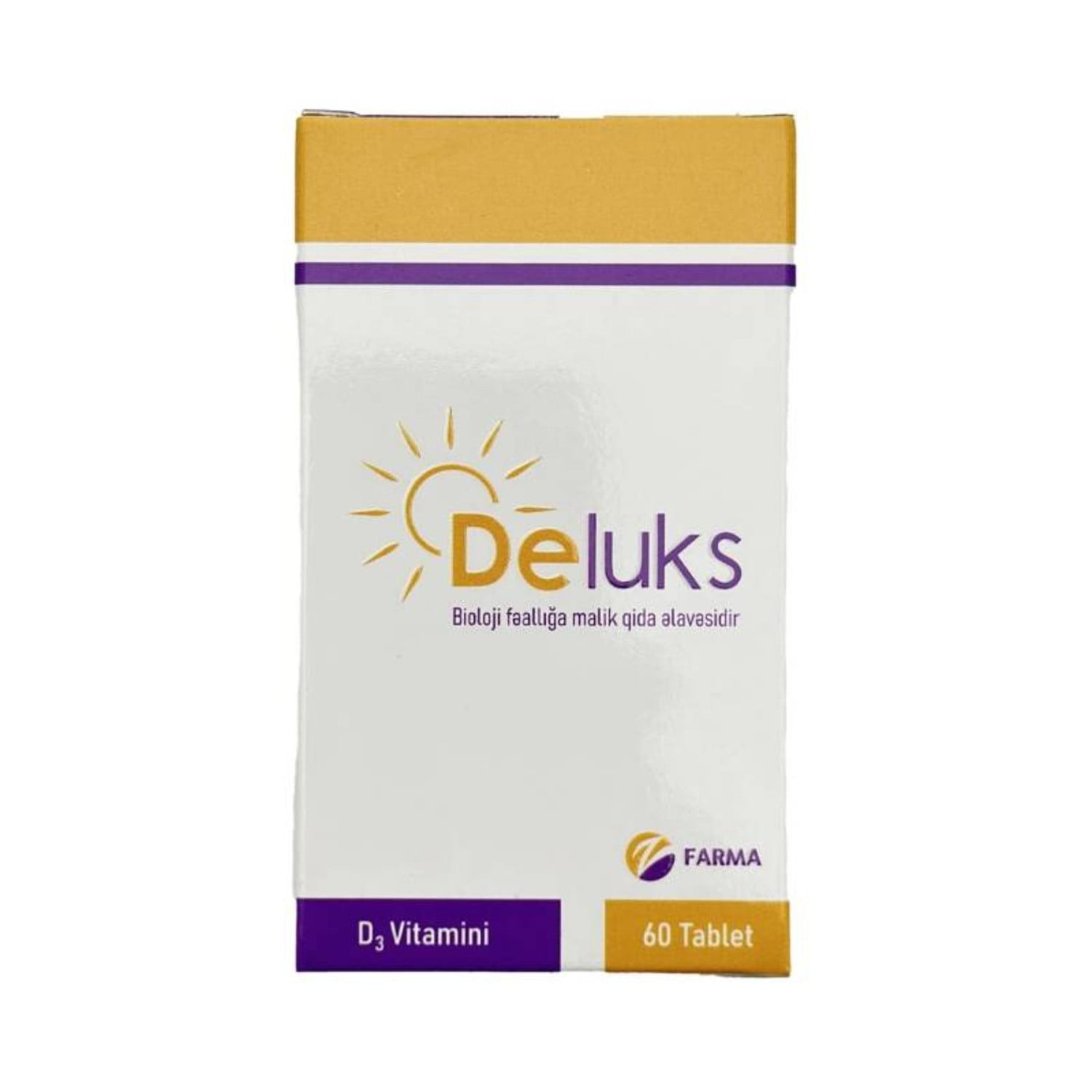 Vitamin Deluks-1000 D3, 60 tablet
