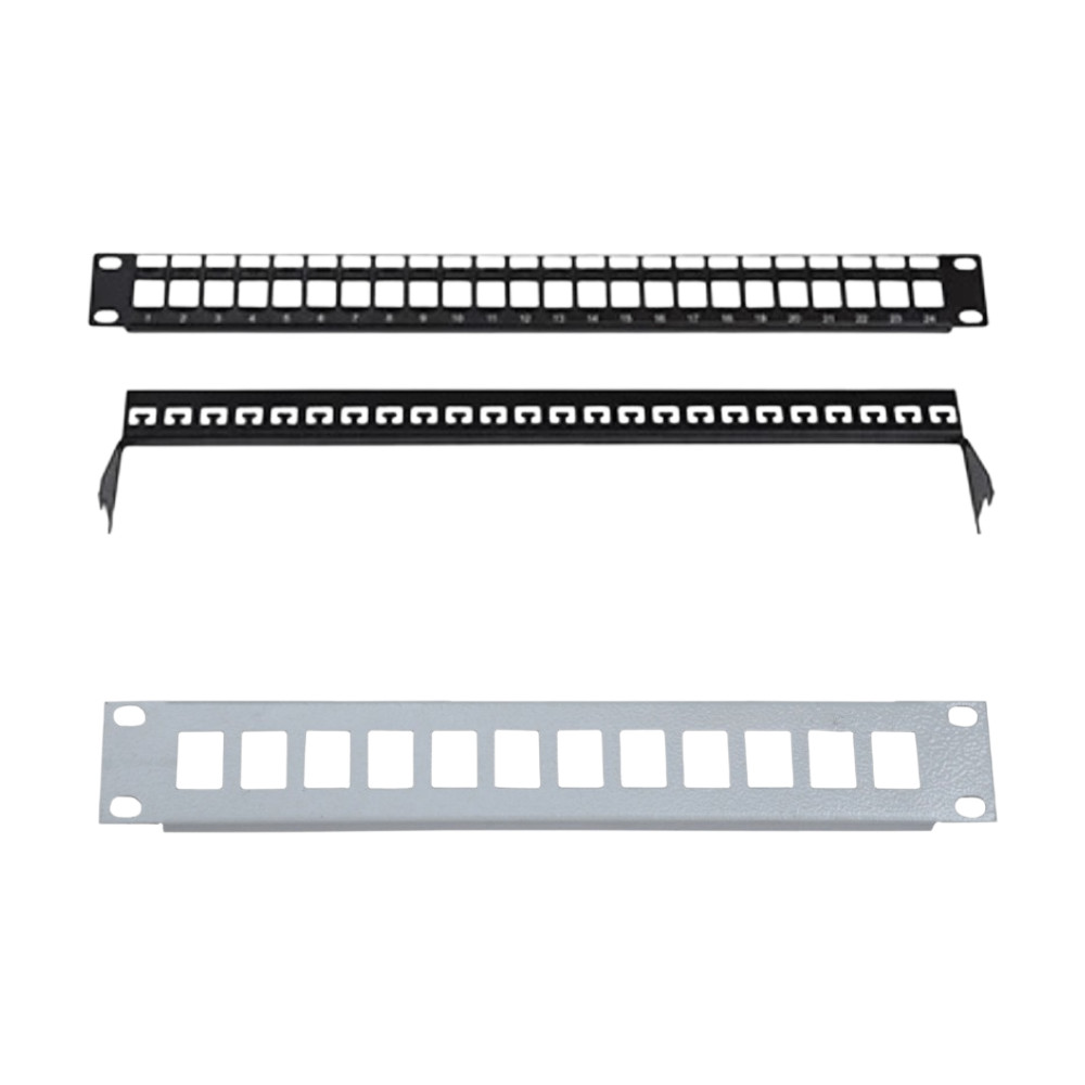Patç-panel Datacom 1U 24 port with strain relief