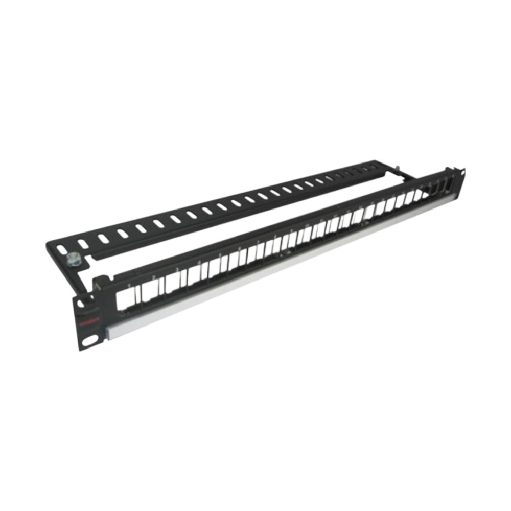 Patç-panel Datacom 1U 24 port with rear support