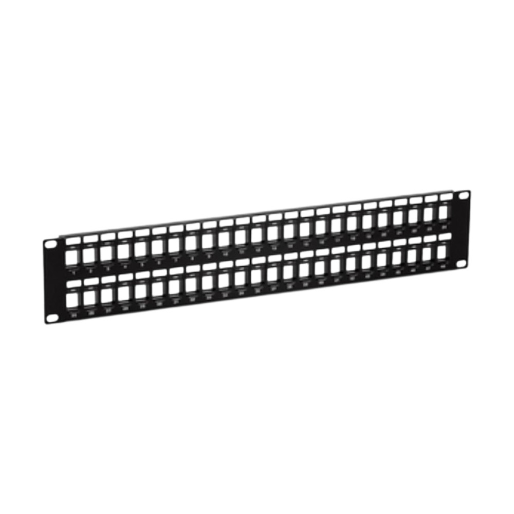 Patç-panel Datacom 2U 48 port with strain relief