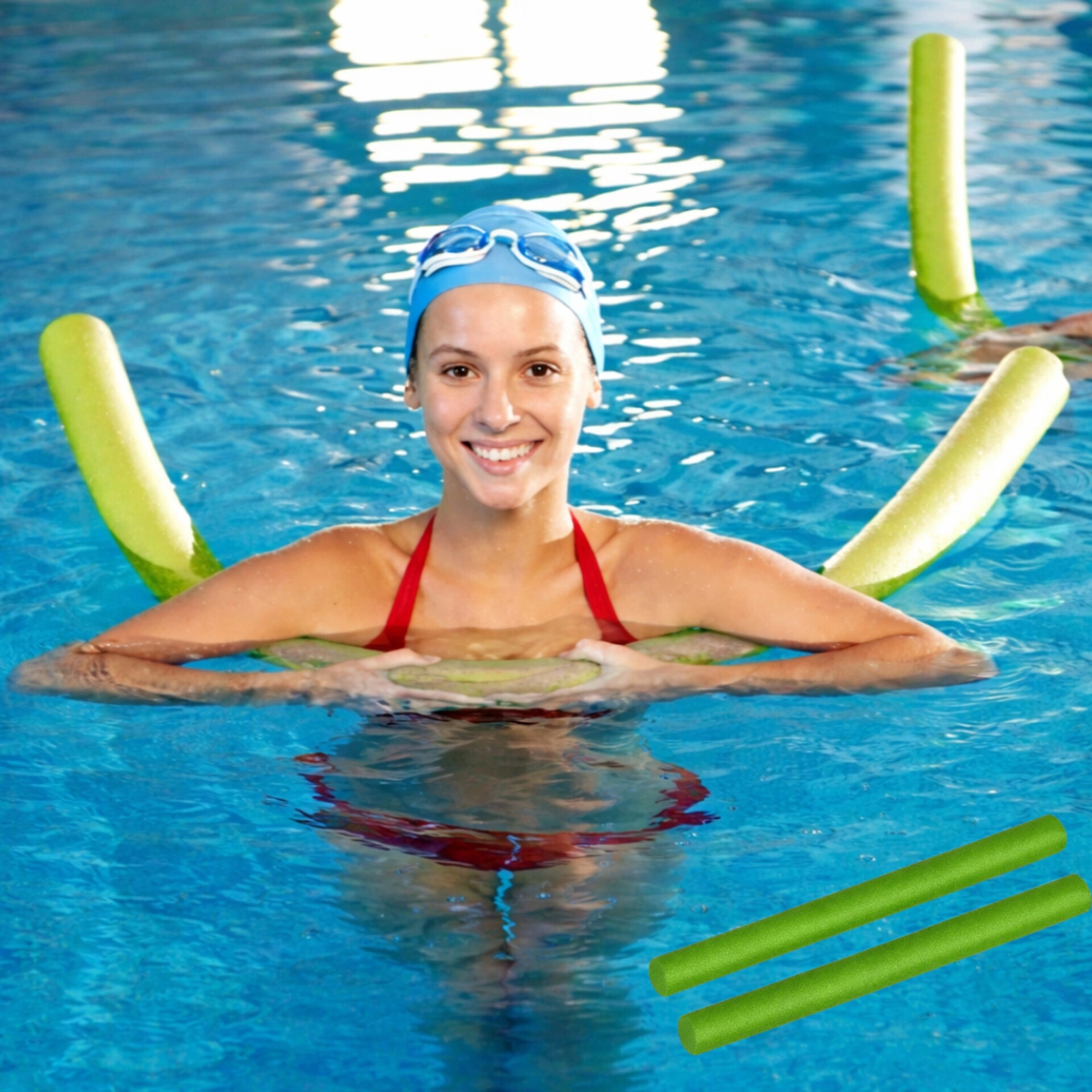 Su çubuğu CS94, PVC, yaşıl
