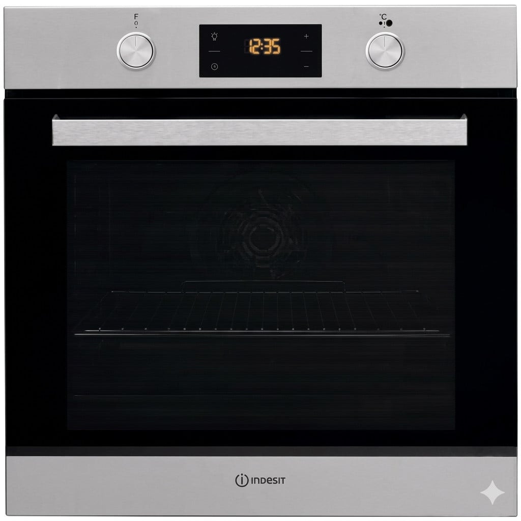 Quraşdırılan soba Indesit IFW6841JHIX Elektrik 71 L Inox