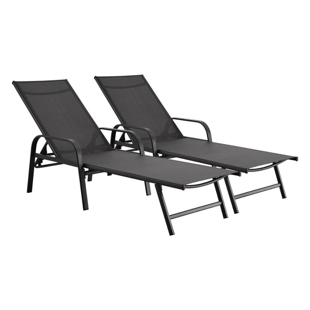 Şezlonq HomeDepot 180x75x50 sm, qara