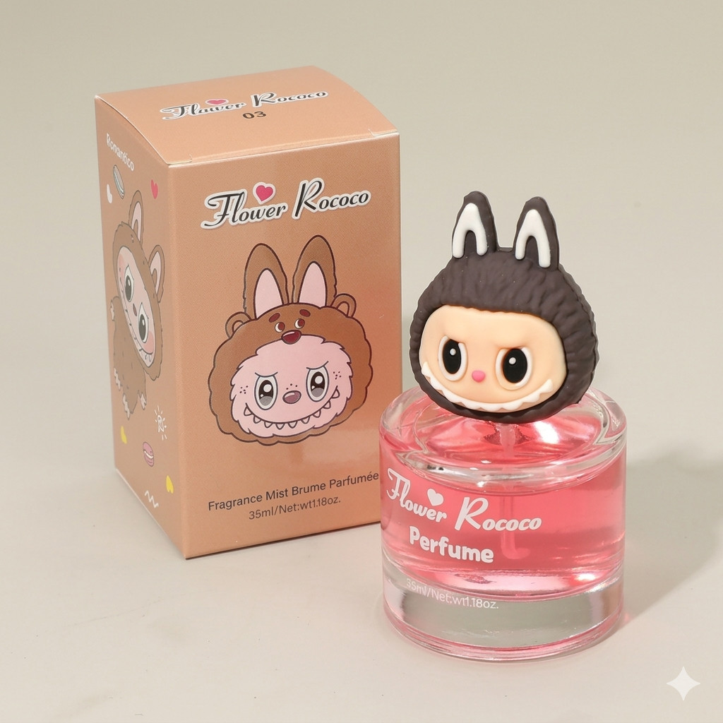 Flower Rococo Labubu qızlar üçün ətir suyu, 35 ml