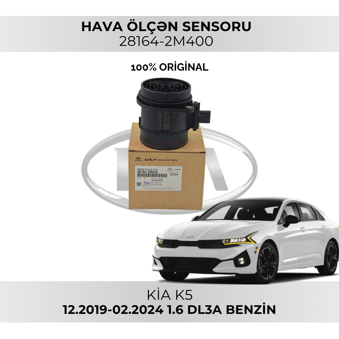 Hava sərfiyyatının sensoru Mobis 28164-2M400, orijinal, Kia K5 2019-2024 üçün