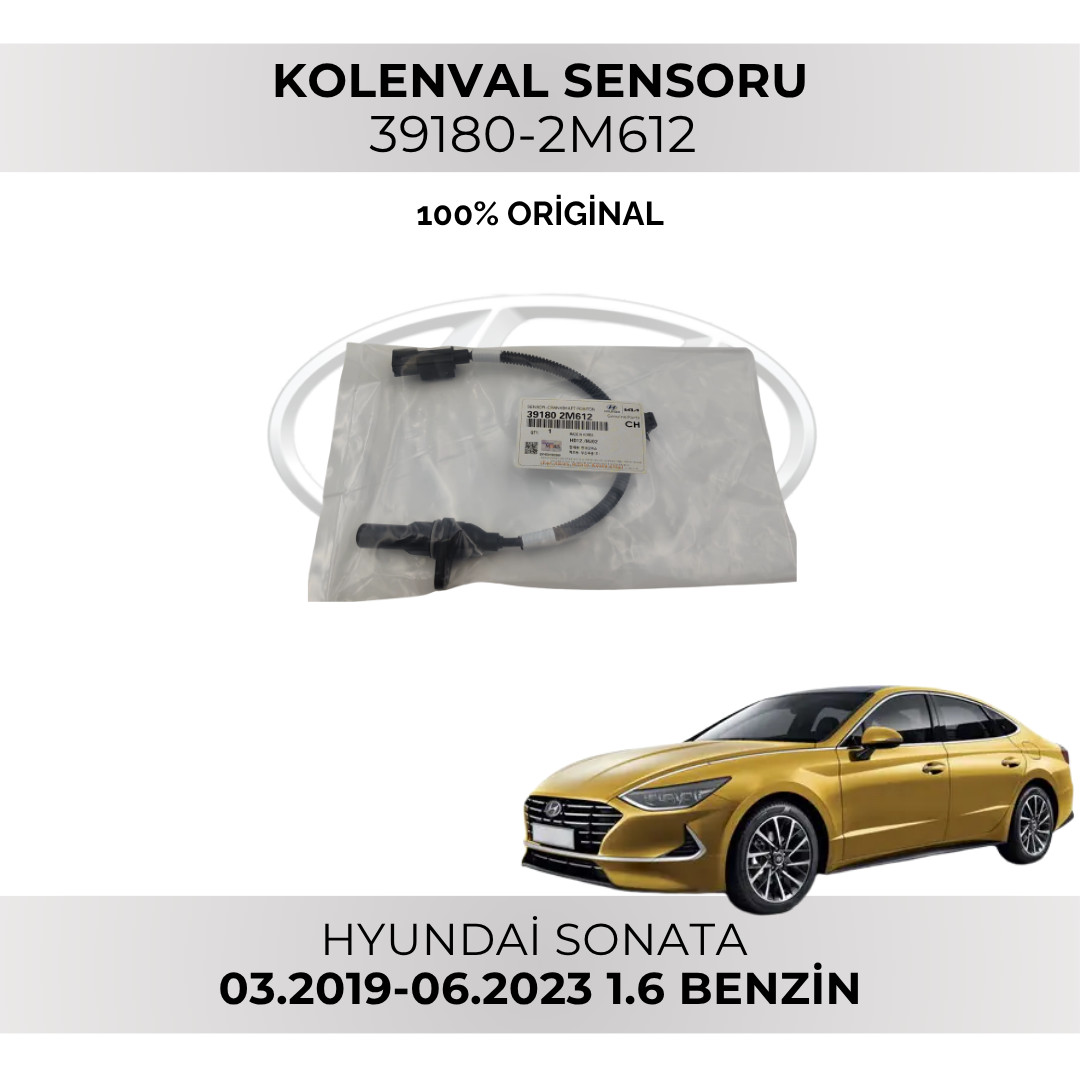 Dirsəkvarı valın vəziyyətinin sensoru Mobis 39180-2M612, orijinal - Hyundai Sonata 2019-2023