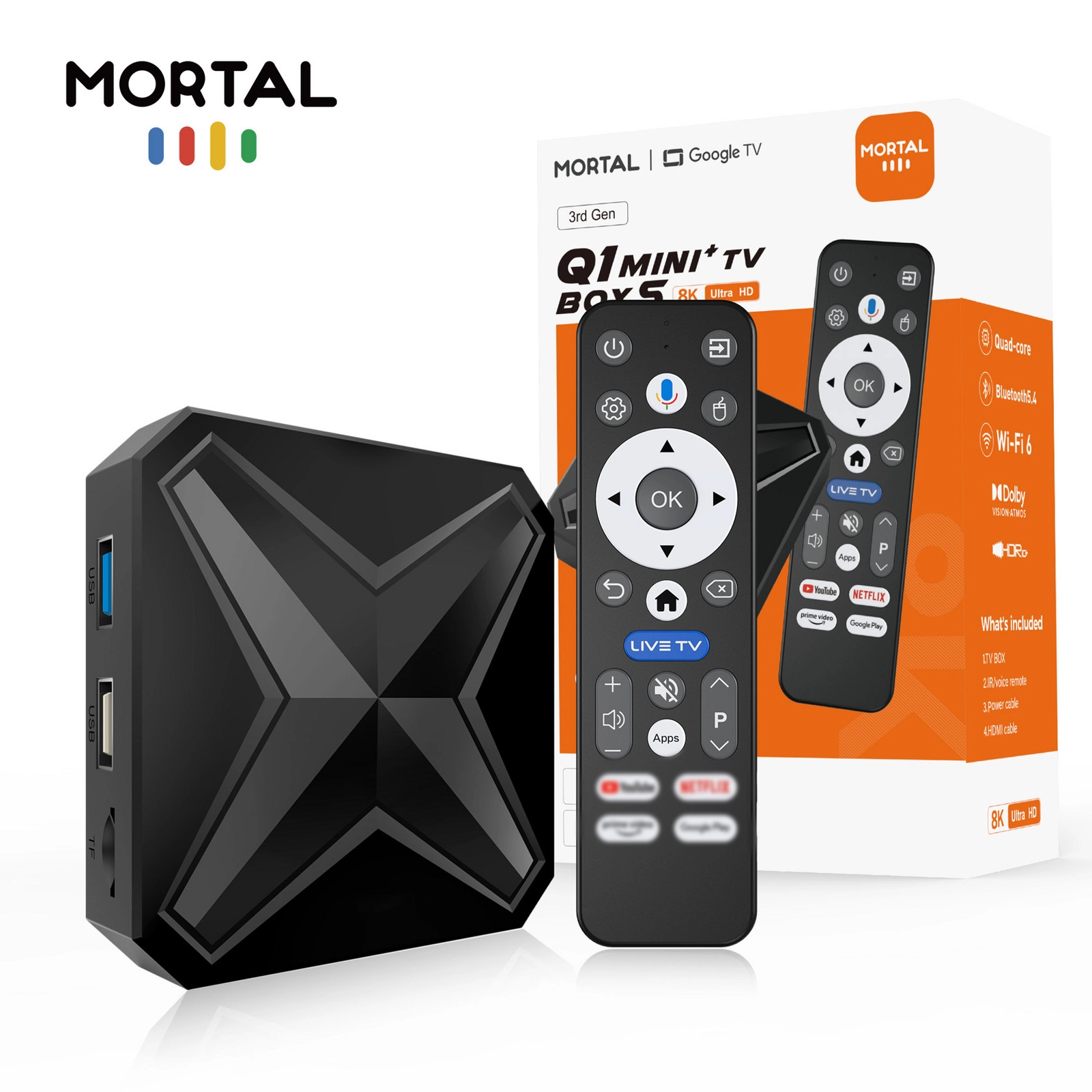 TV qoşma Q1 Mini Tv Box S 8K T-Pro