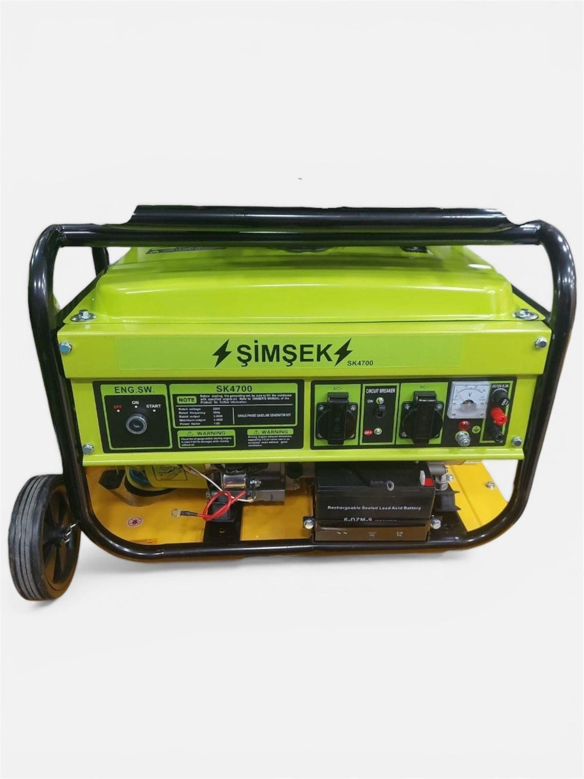Benzin generatoru Şimşək SK4700 3.3 kVt