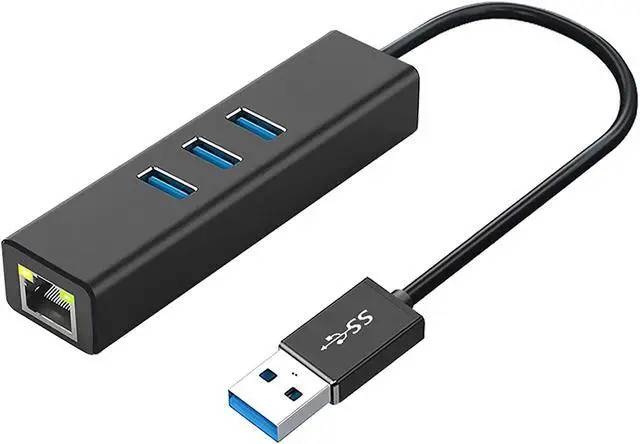 USB Hub USB 3Port/Ethernet Lan T-Pro