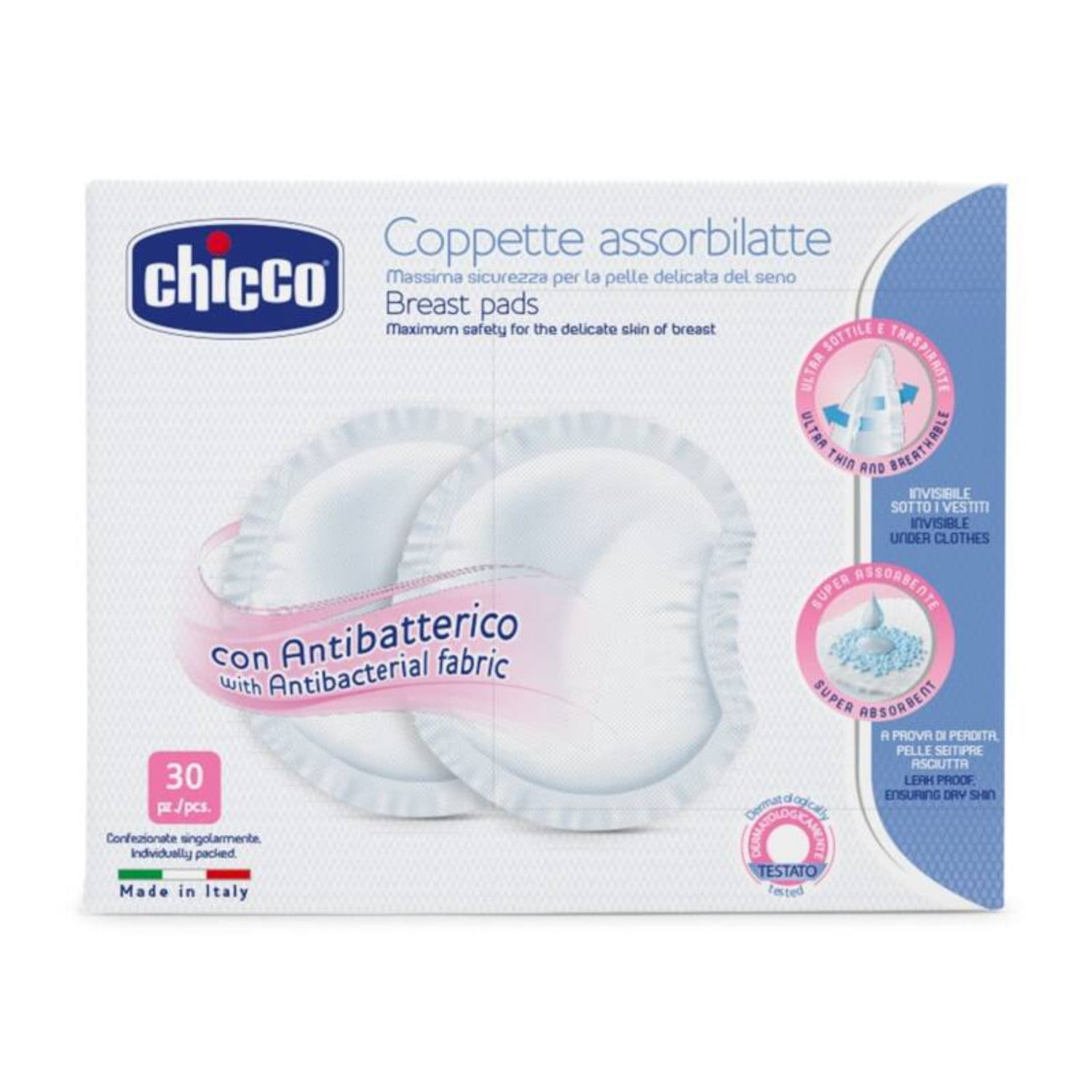 Döş üçün qoruyucu taxma Chicco Antibakterial N30