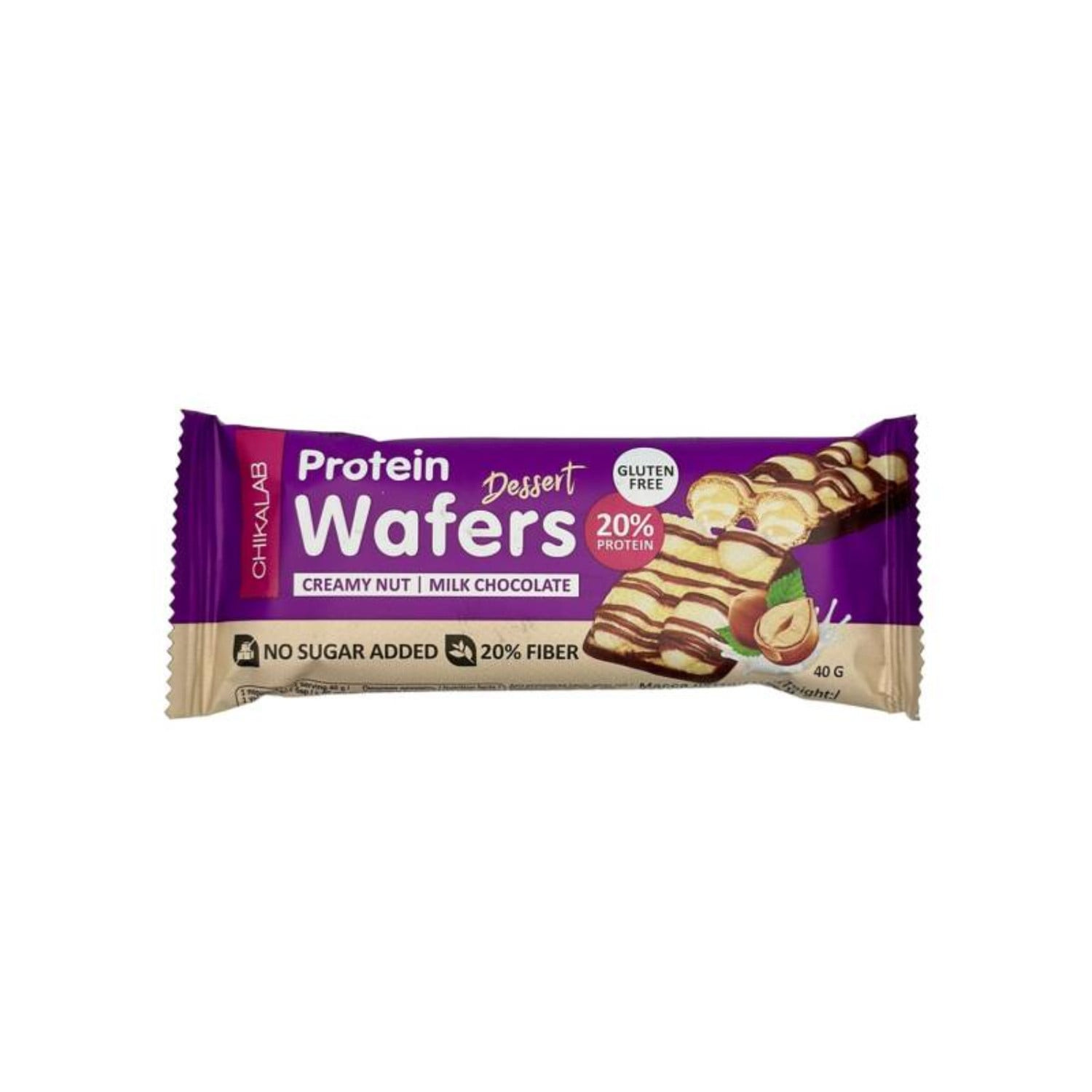 Proteinli vafli Chika südlü 40 q