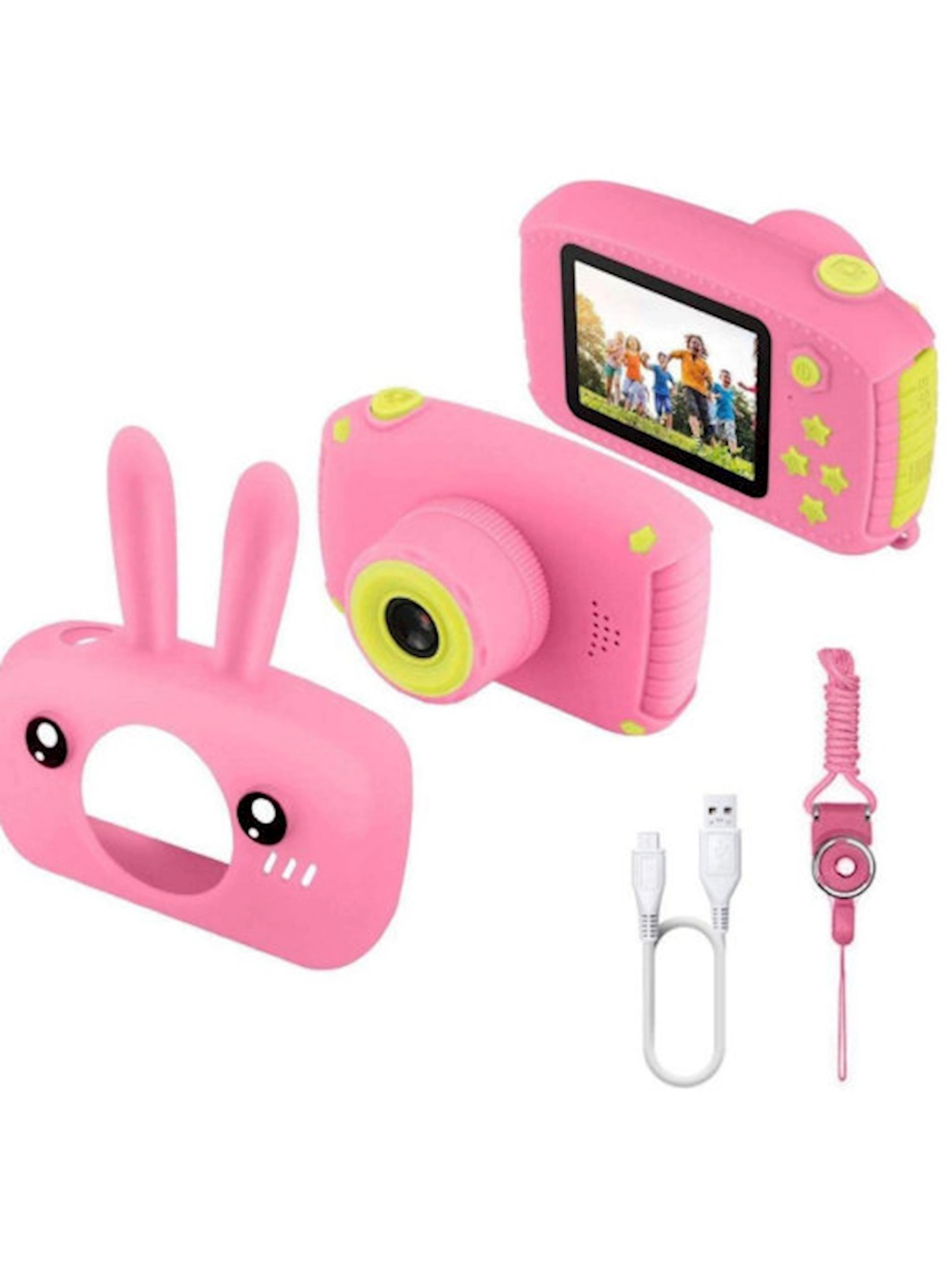 Uşaq fotoaparatı Dovşan Formasında Zoo Kids Fun Camera Rabbit, Çəhrayı, məhsul çeşiddə