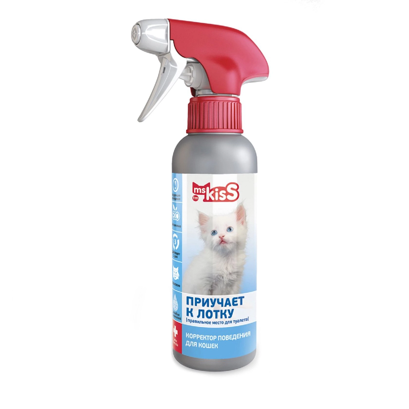 Pişiklər üçün sprey Ms.Kiss qumqabına öyrədilmə 200 ml
