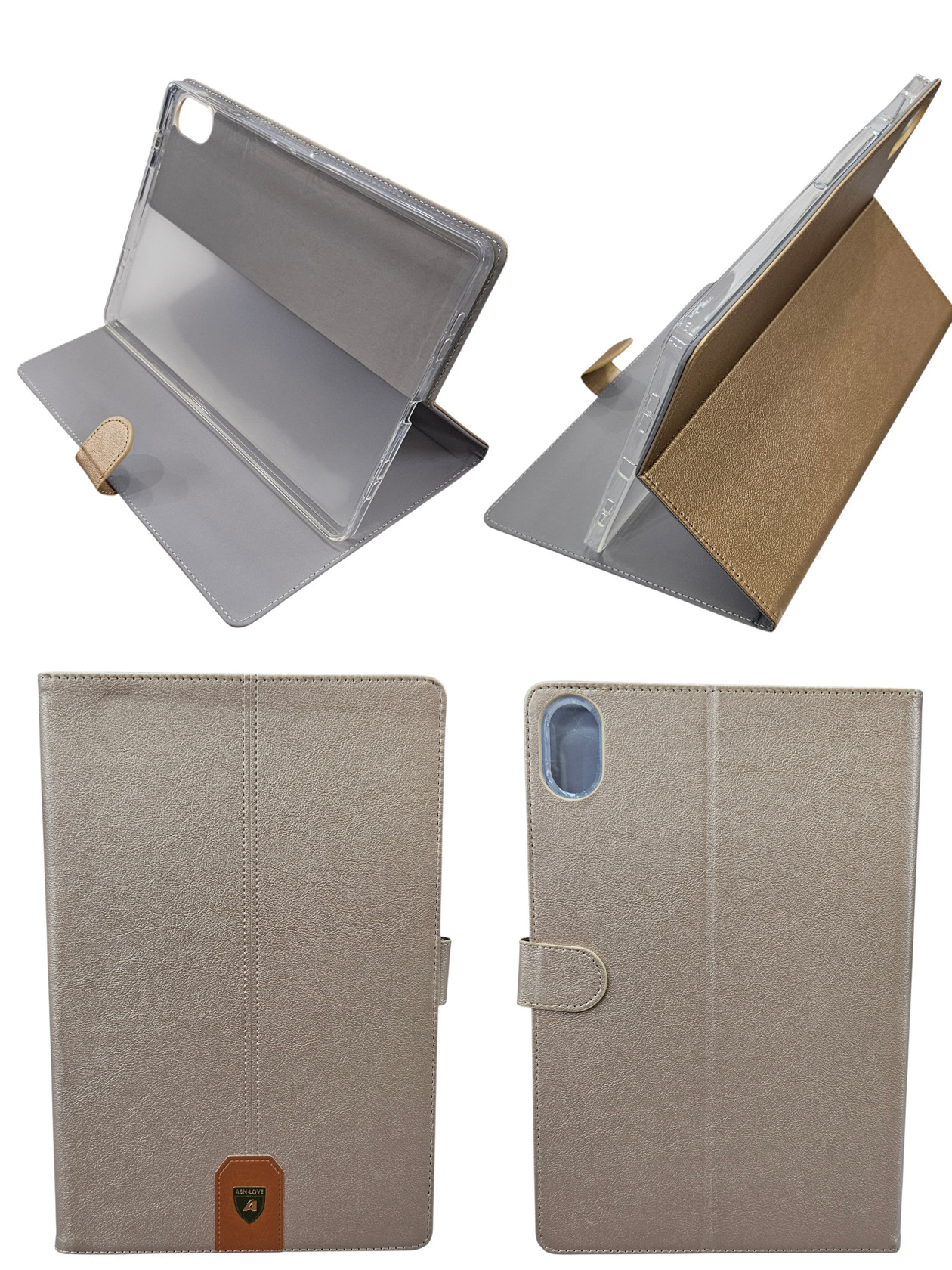Çexol-kitab planşet Honor Pad X8b üçün, qızılı