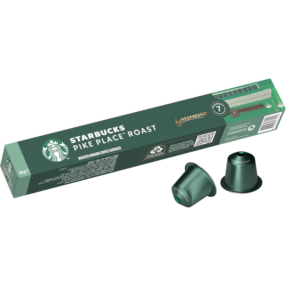 Kapsullarda qəhvə Starbucks by Nespresso Pike Place Roast
