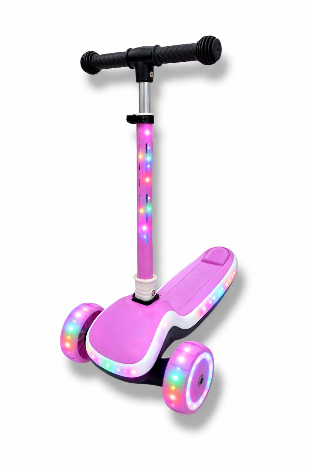 Uşaq samokatı Fasgo Glowride, çəhrayı, 1-7 yaş