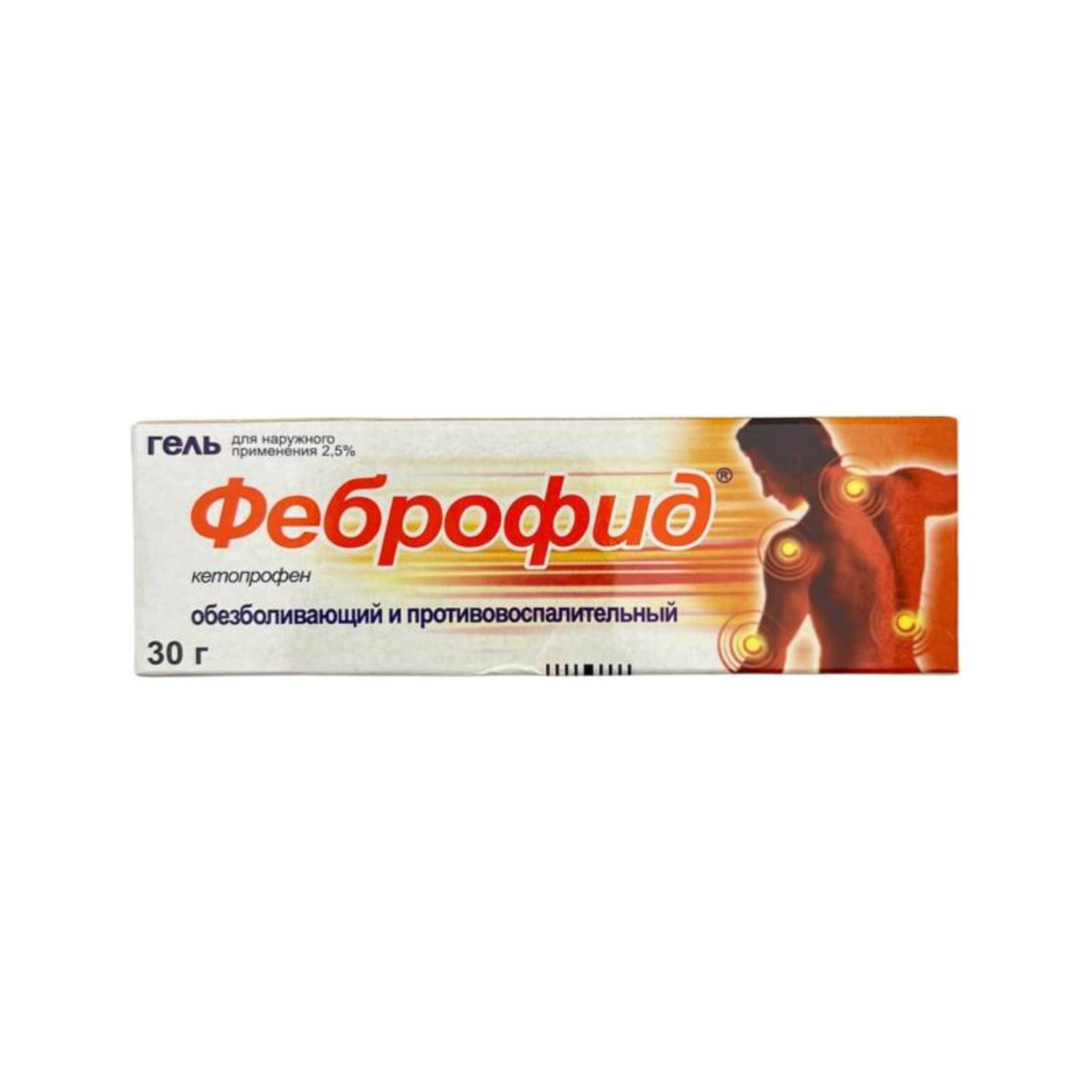 Febrofid gel 25 mq, 30 q