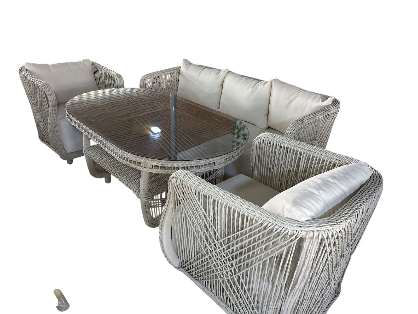 Bağ üçün mebel dəsti RİMİNİ ağ