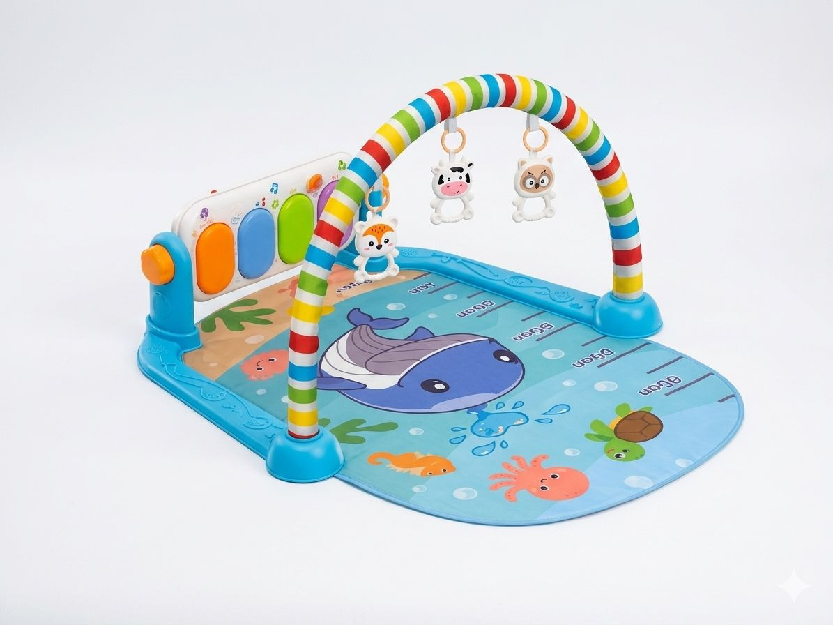 Musiqili oyun döşəkcəsi Baby Pedal Piano TK_1025, 6+ ay
