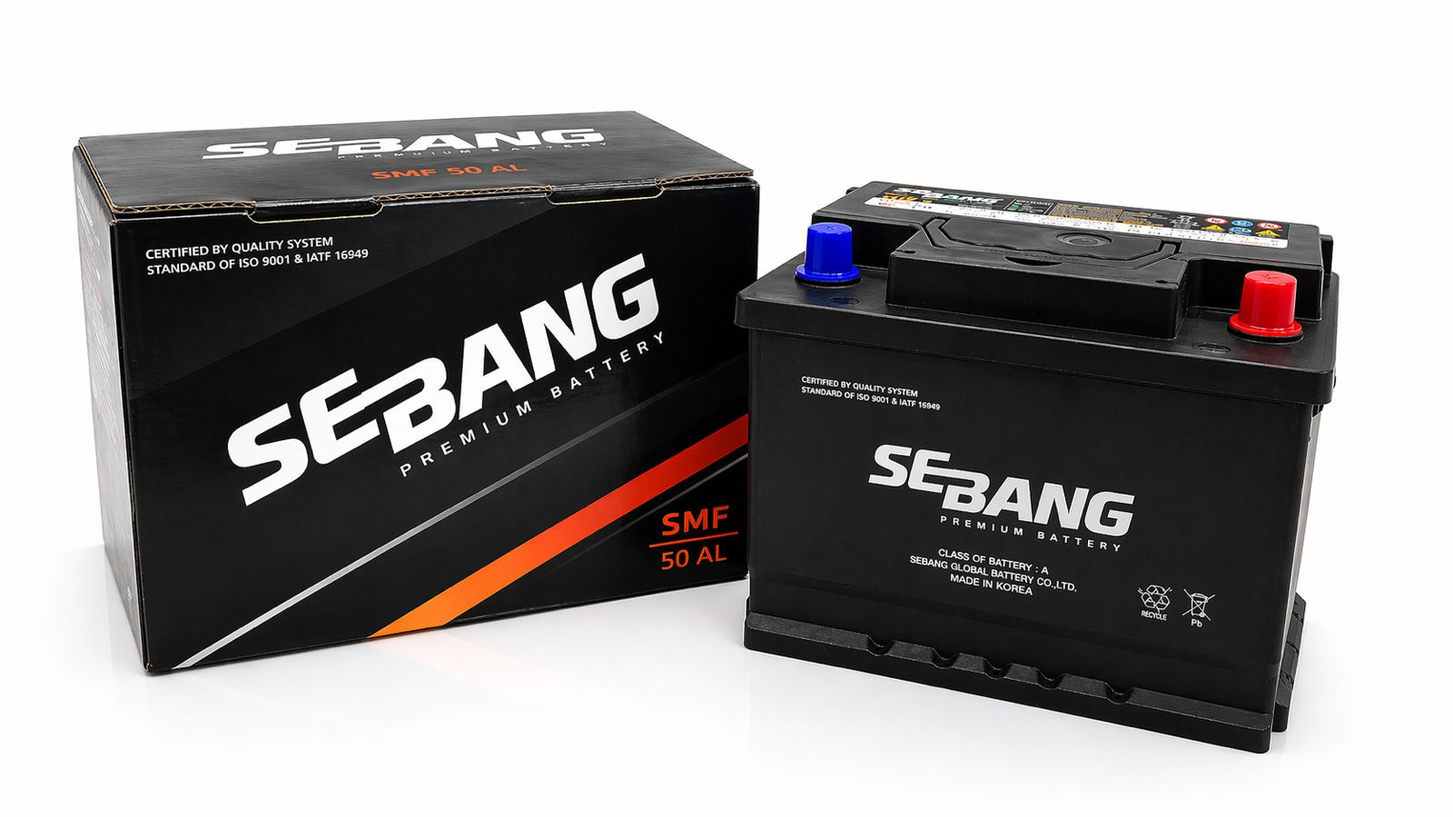 Avtomobil akkumlyatoru Sebang SMF 50 AL12V 50AH