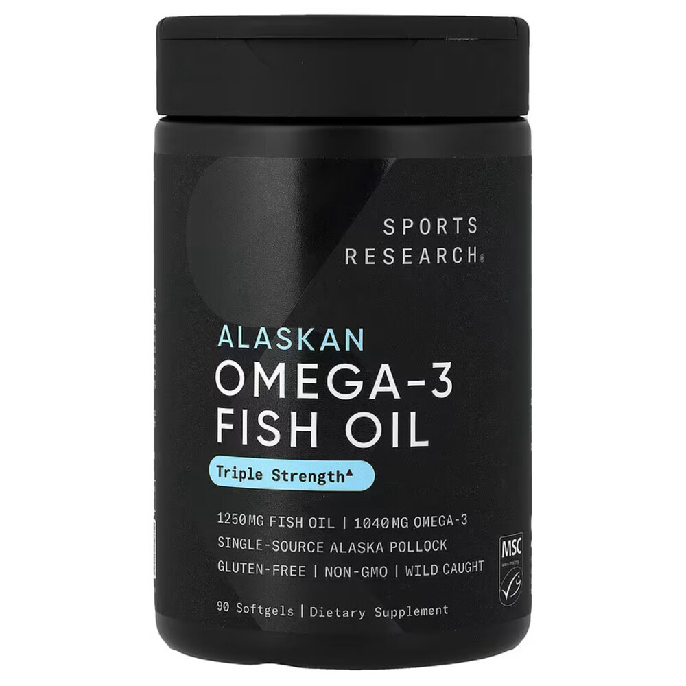 Qida əlavəsi Omega 3 Sport Research, 90 əd