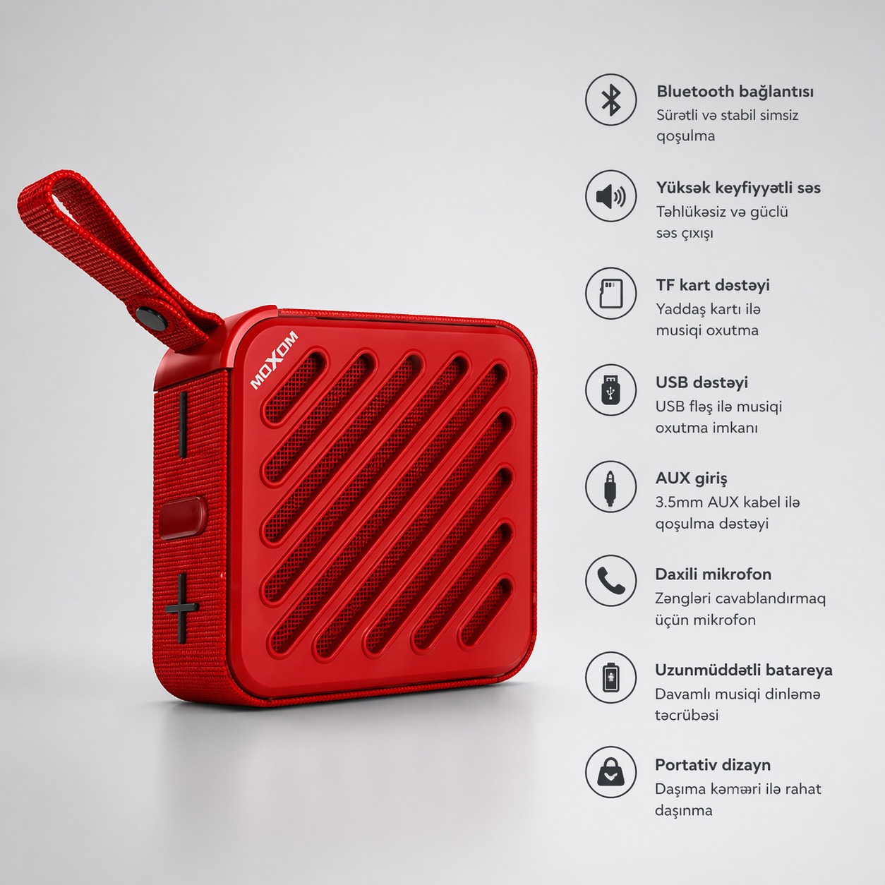 Portativ dinamik MX-SK61 Red