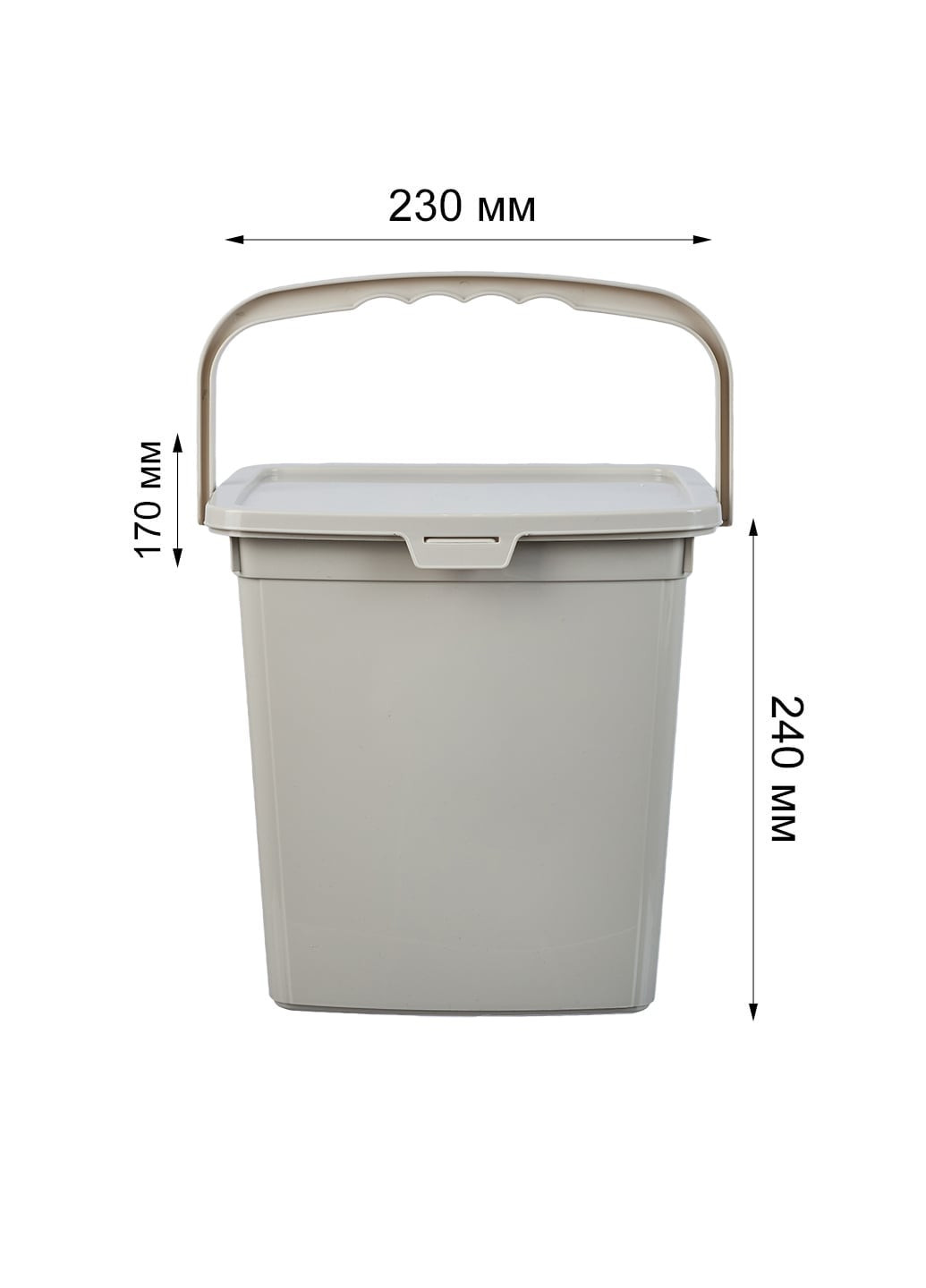 Vedrə Stars Plast, plastik, bej, 24x23x17 sm, 6 L