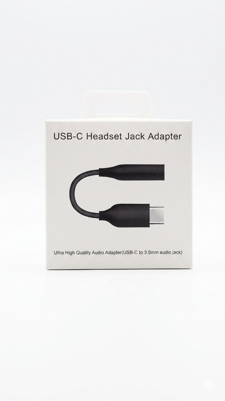 Adapter Aux to USB-C Headset Jack