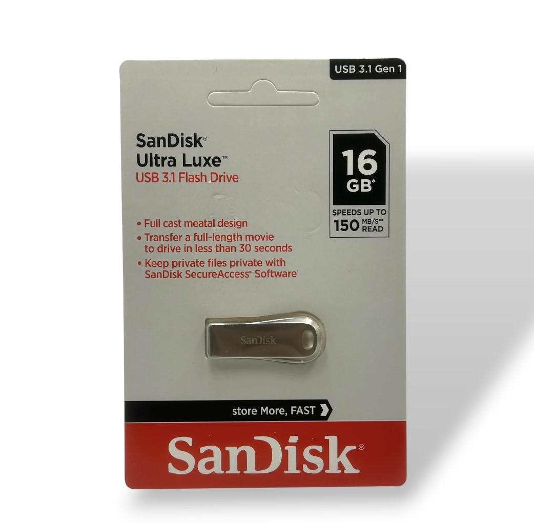 Fleş kart SanDisk 16GB Ultra Luxe USB 3.1 flash drive