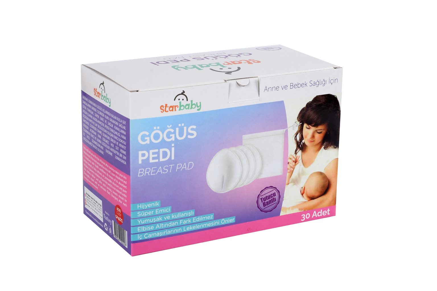Sinə pedi südverən analar üçün Star Baby, 30 əd