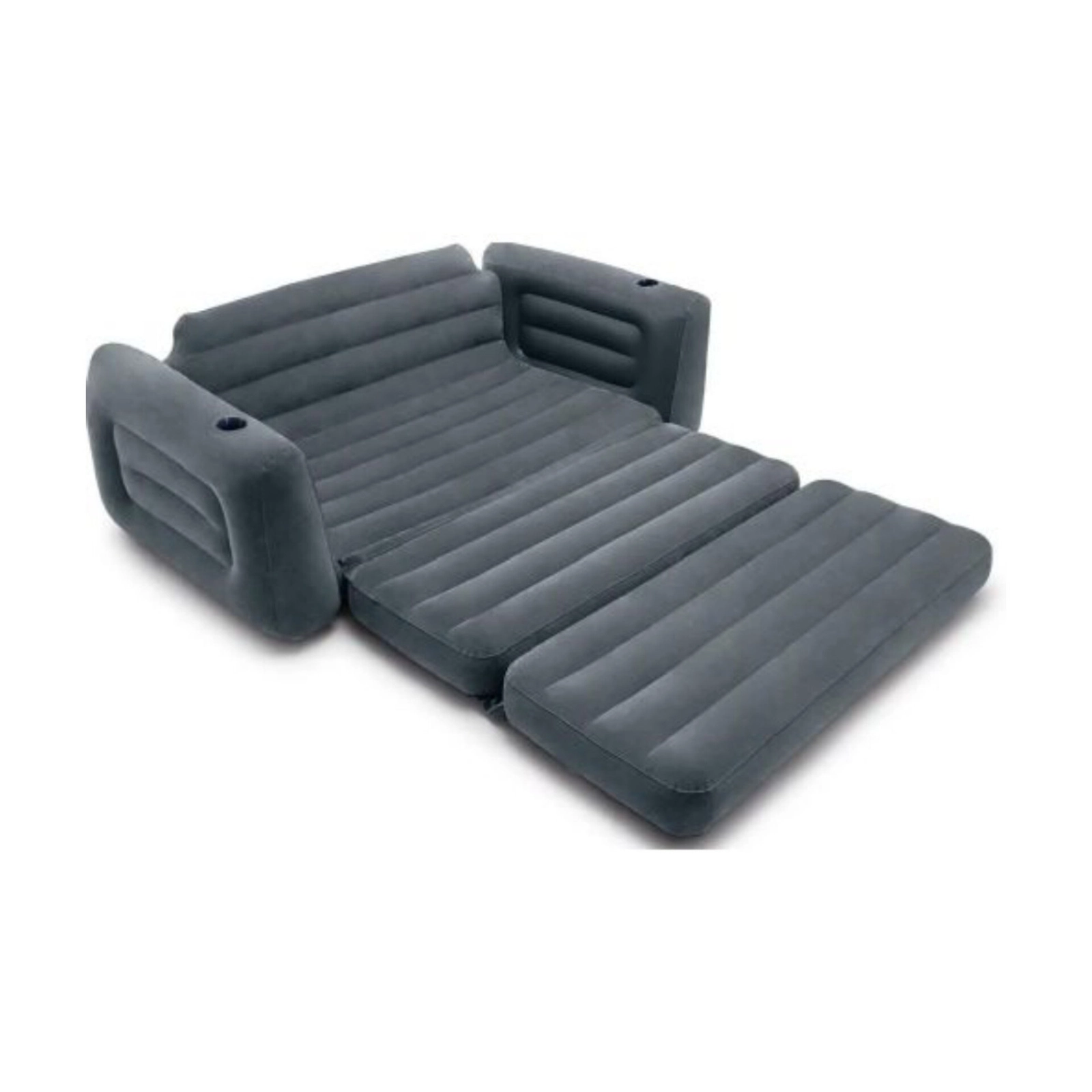 Şişmə divan Intex, boz, 2.03x2.31x66sm