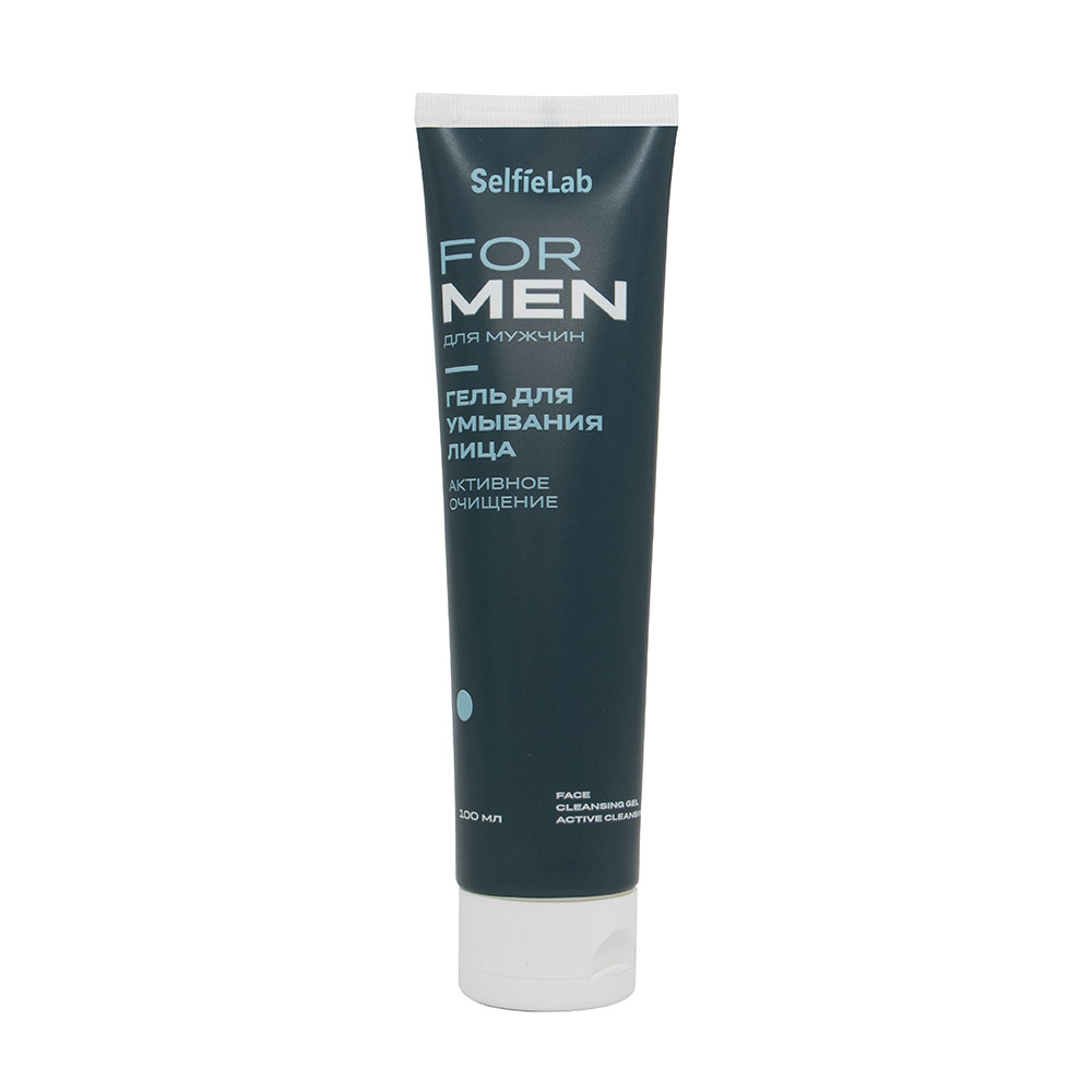 Üz üçün yuyunma geli SelfieLab For Men Aktiv təmizləmə 100 ml