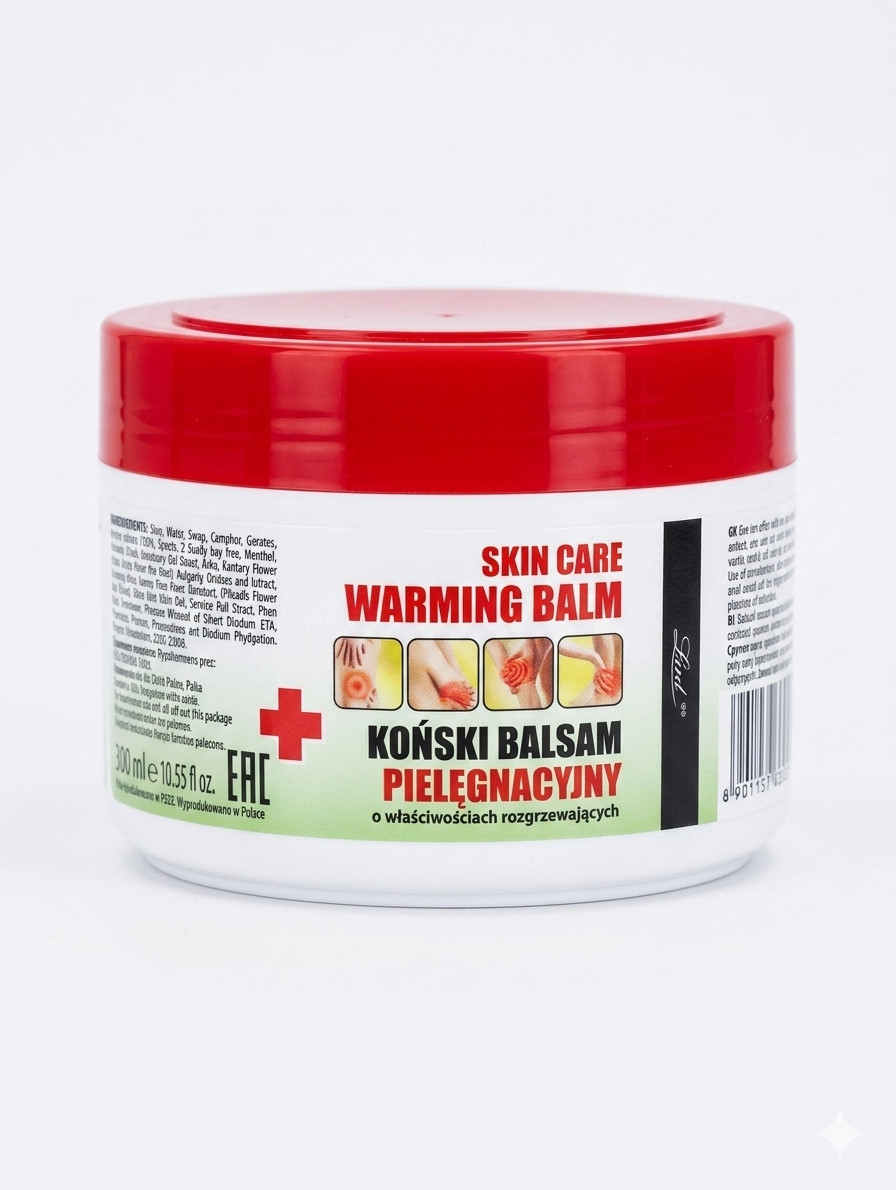 Bədən üçün balzam Konski Balsam, oynaq və əzələ üçün, 300 ml
