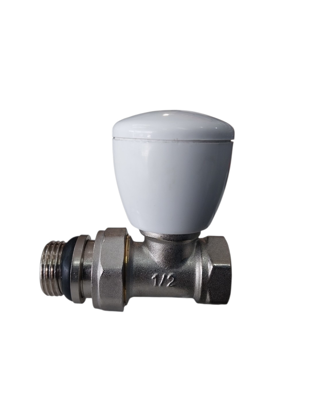 Radiator üçün ventil Ifan Brass 1/2, düz bağlantılı