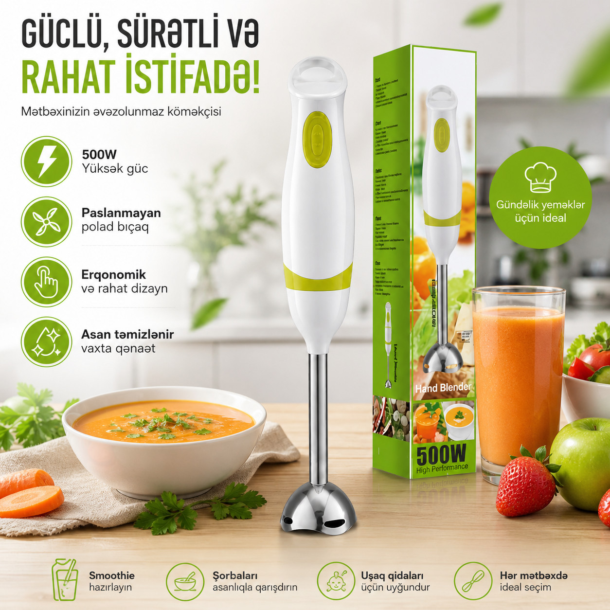 Blender Jamaky JMK3001 White