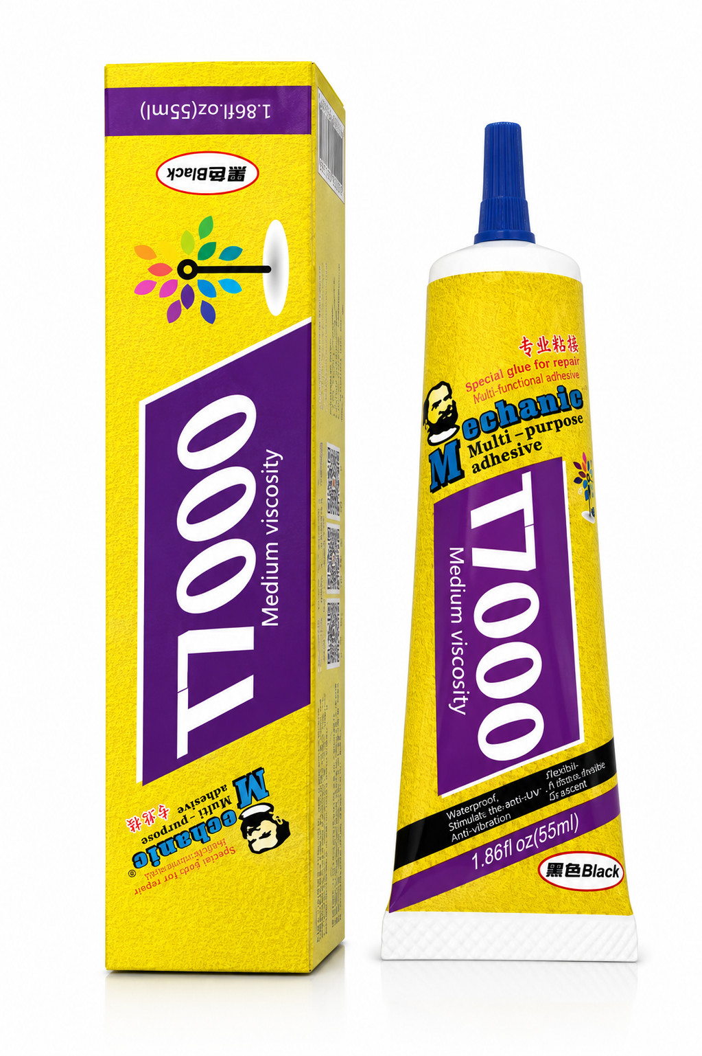 Yapışqan Mechanic T7000 55 ml, qara