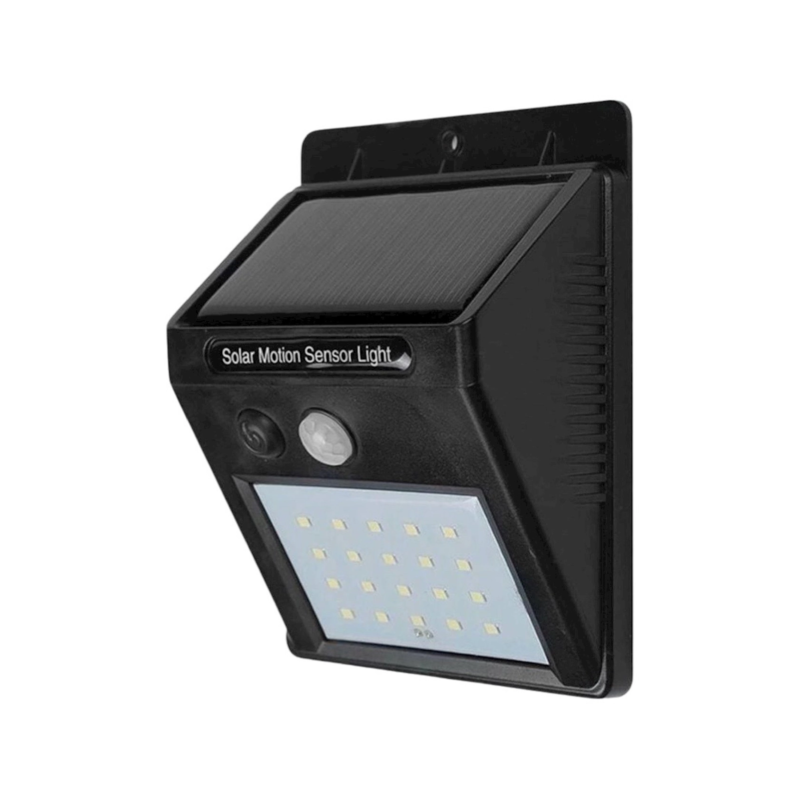 Küçə çırağı 204, günəş enerjisi ilə çalışan, hərəkət sensoru ilə, qara, 12.4х9.5х4.7 sm