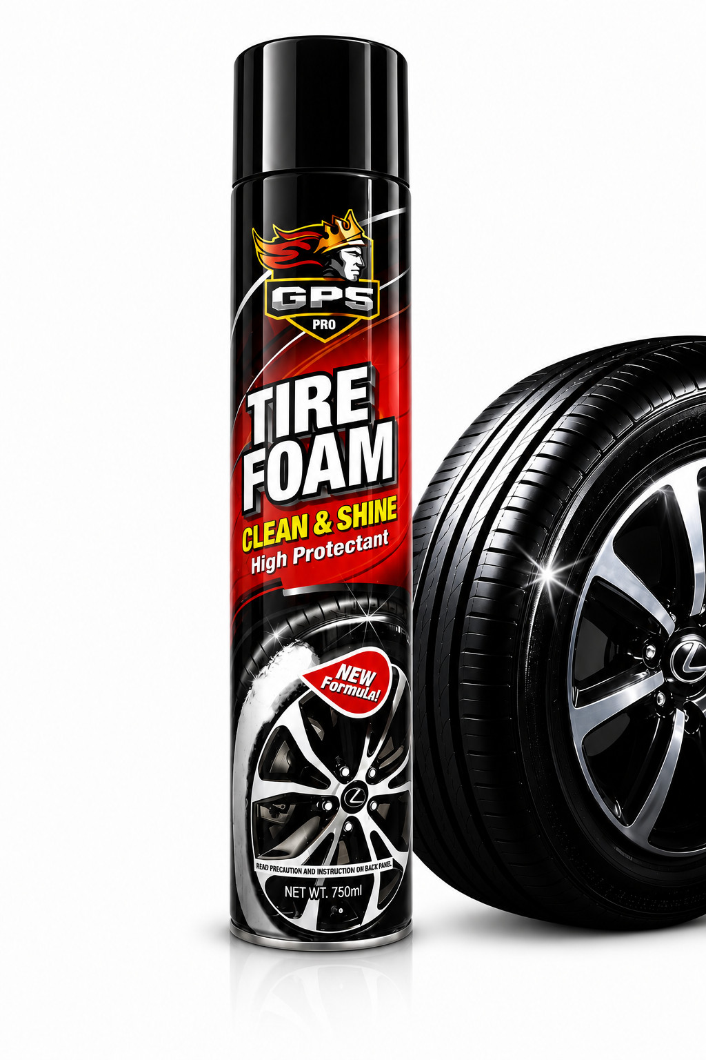 Şinlər üçün qaraldıcı GPS Pro, 750 ml