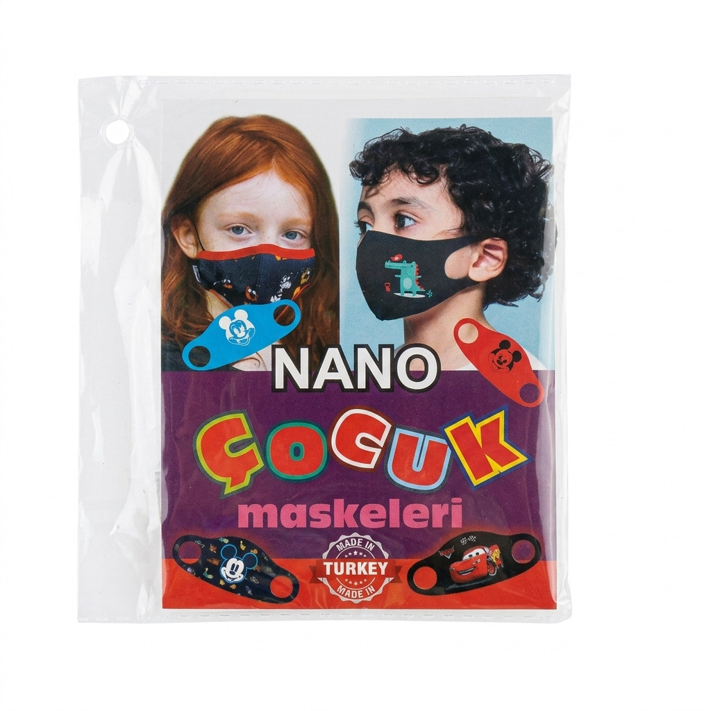 Çoxlu istifadə üçün maska Nano rəngərəng