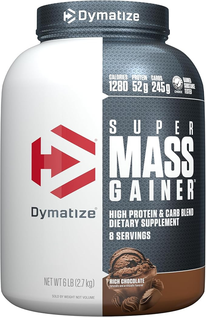 Qeyner Dymatize Nutrition Super Mass Gainer Protein Powder, 2700 q