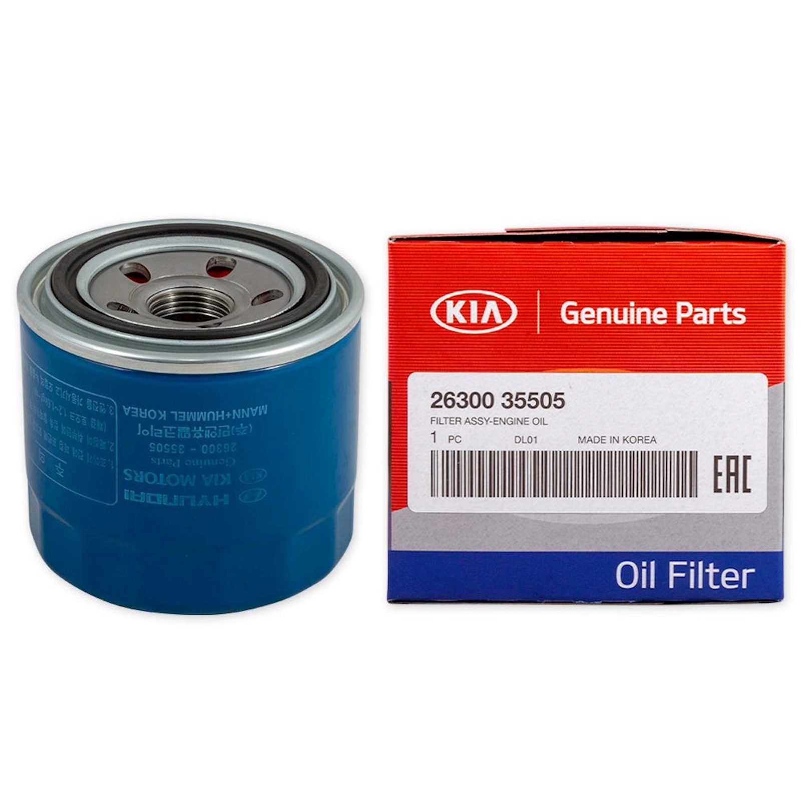 Yağ filtri Hyundai/Kia 26300-35505