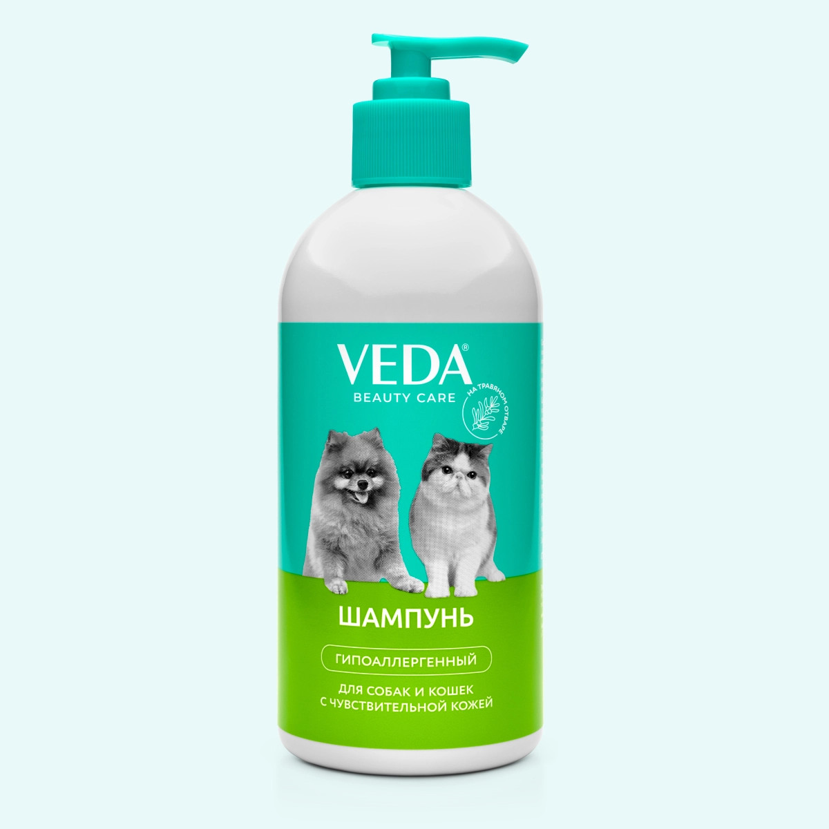 İtlər və pişiklər üçün Veda, hipoallergen şampun, 500 ml