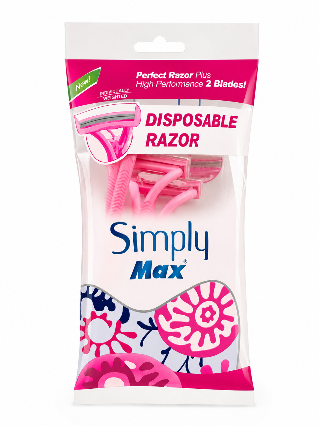 Birdəfəlik ülgüc dəsti Simply Max, 4 əd