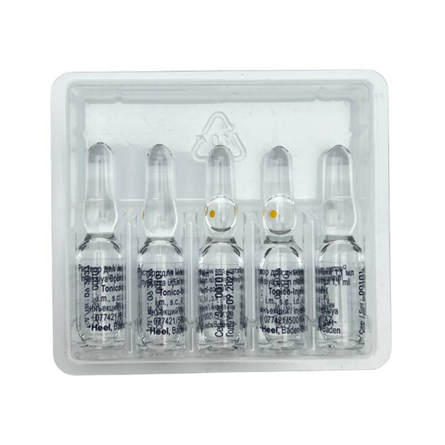 Homeopatik vasitə Tonico Injeel 1,1 ml N5 ampul