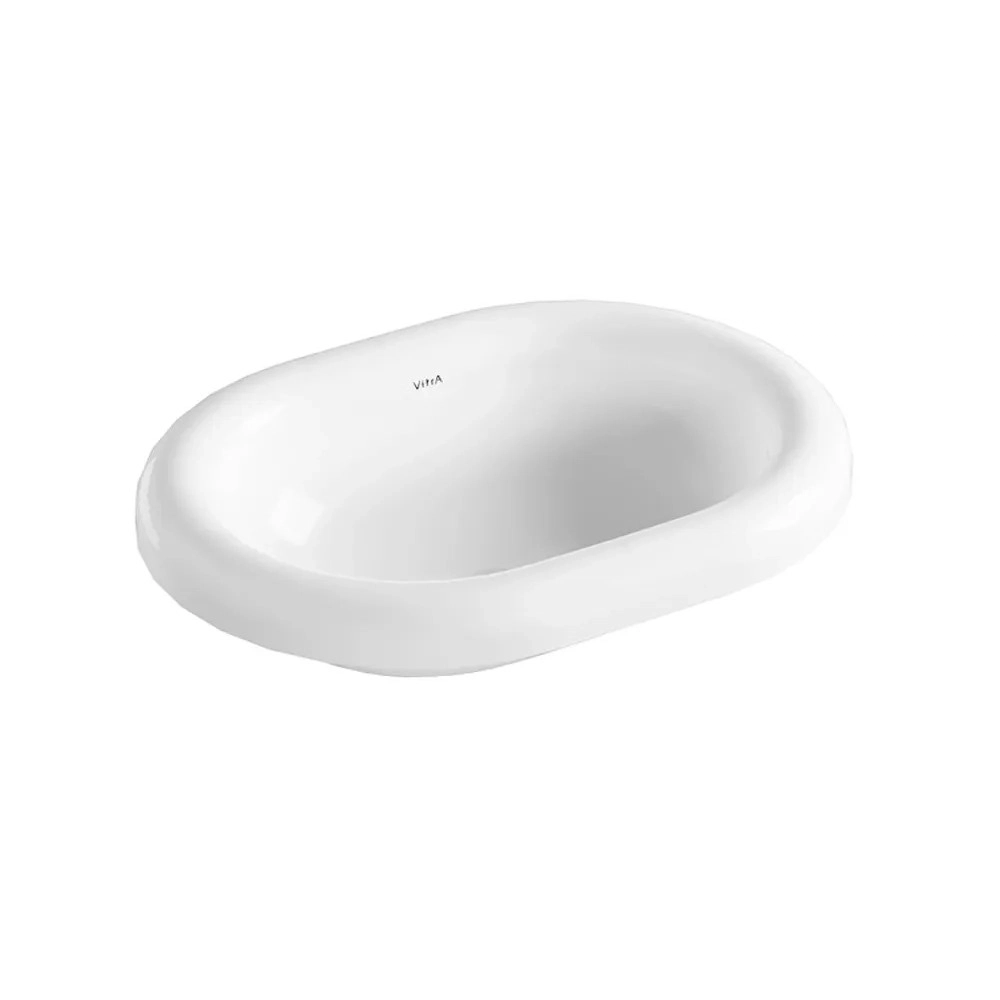 Çanaq VitrA Liquid, oval, FCC, 53.5x40.5x15.5 sm, ağ