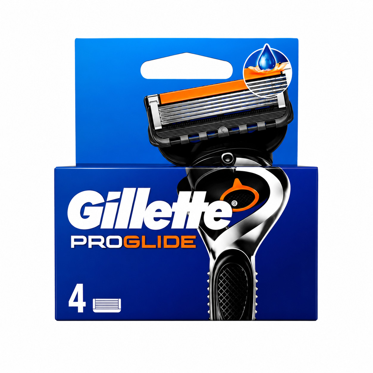 Dəyişdirilə bilən kasset dəsti Gillette ProGlide, 4 əd