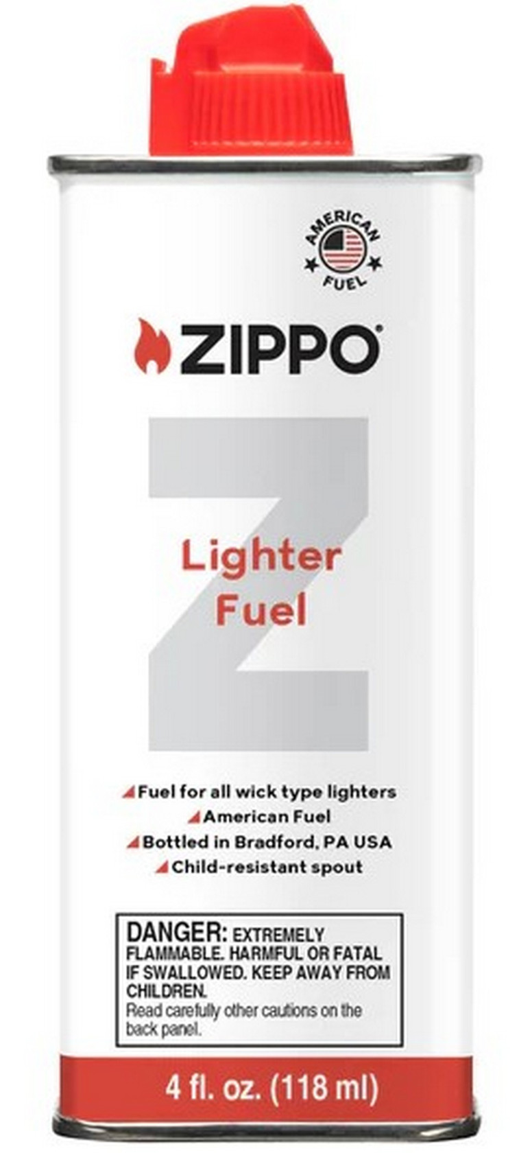 Alışqan yanacağı Zippo, 118 ml