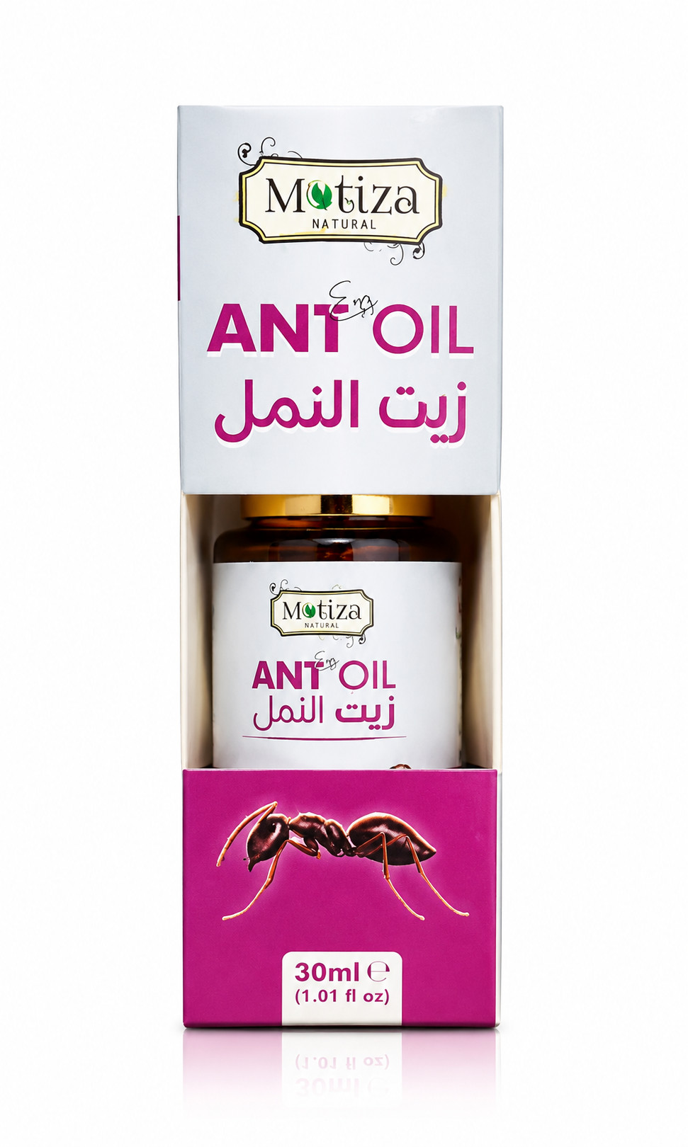 Qarışqa yağı Motiza Natural Anti Oil, tük azaldıcı, 30 ml