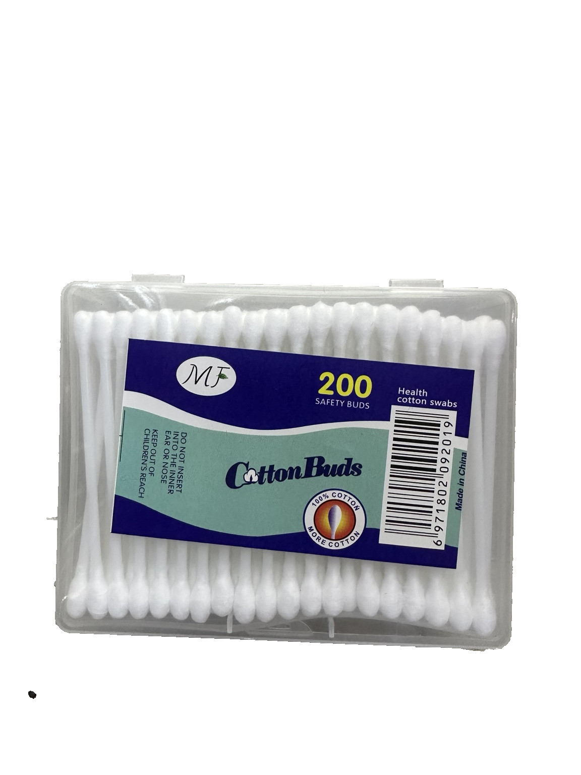 Gigiyenik pambıq çubuqlar, qutuda, 200 əd