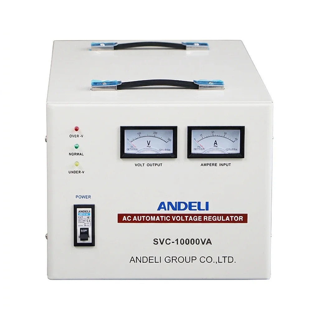 Gərginlik stabilizatoru Andeli Input 150-260V Horizontal Type 10000VA